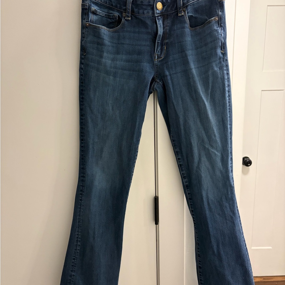 American Eagle Skinny Kick Classic Blue Women's Jeans size 10